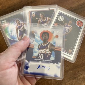 rasheer fleming lot of basketball cards, rookie rc, autograph - instant collection bundle pack