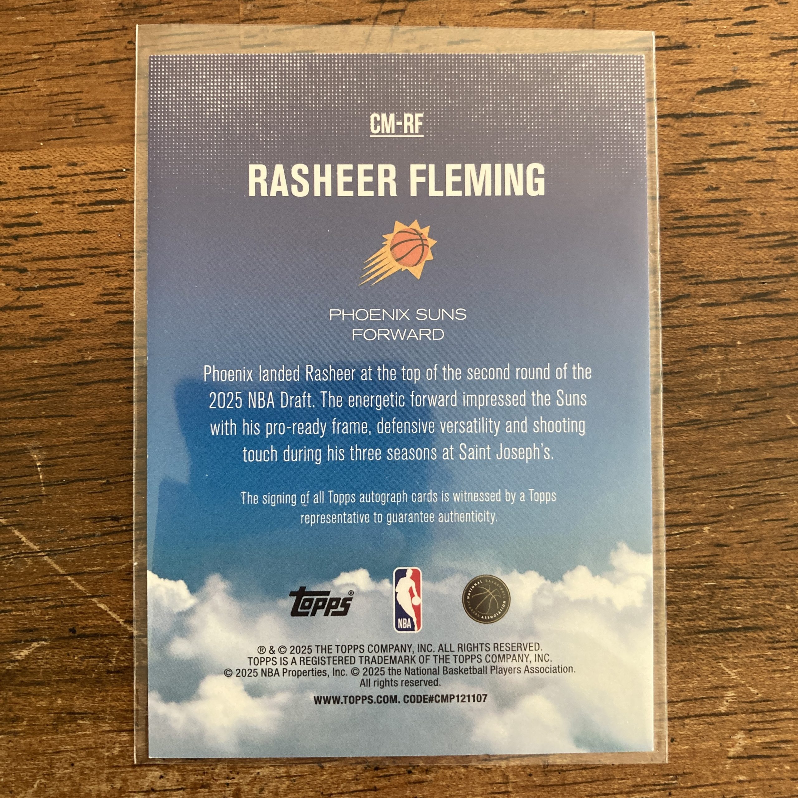 Rasheer Fleming RCs Lot w/Auto & Inserts, Pack of 4 Basketball Rookie Cards (inv1) - Image 5