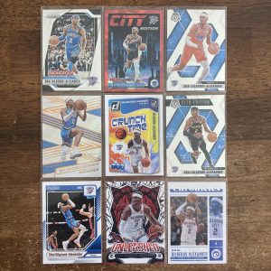shai gilgeous-alexander lot of basketball cards, sga - instant collection bundle pack