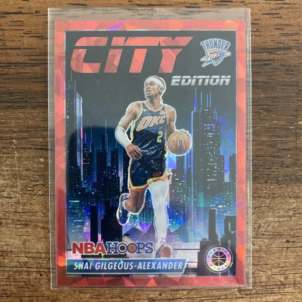 Shai Gilgeous-Alexander Lot w/SSP (#'ed /99) Red Ice Prizm, Pack of 9 Basketball Cards (cityr) - Image 4