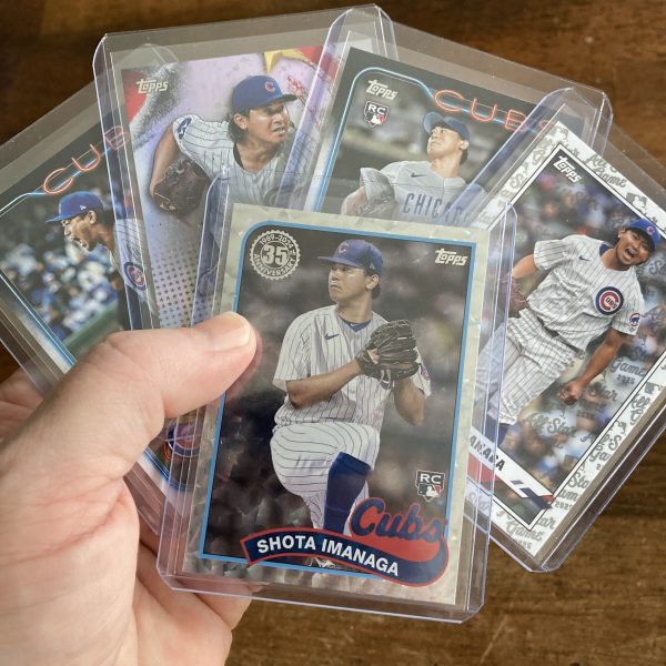 shota imanaga lot of baseball cards, rookie rc - instant collection bundle pack