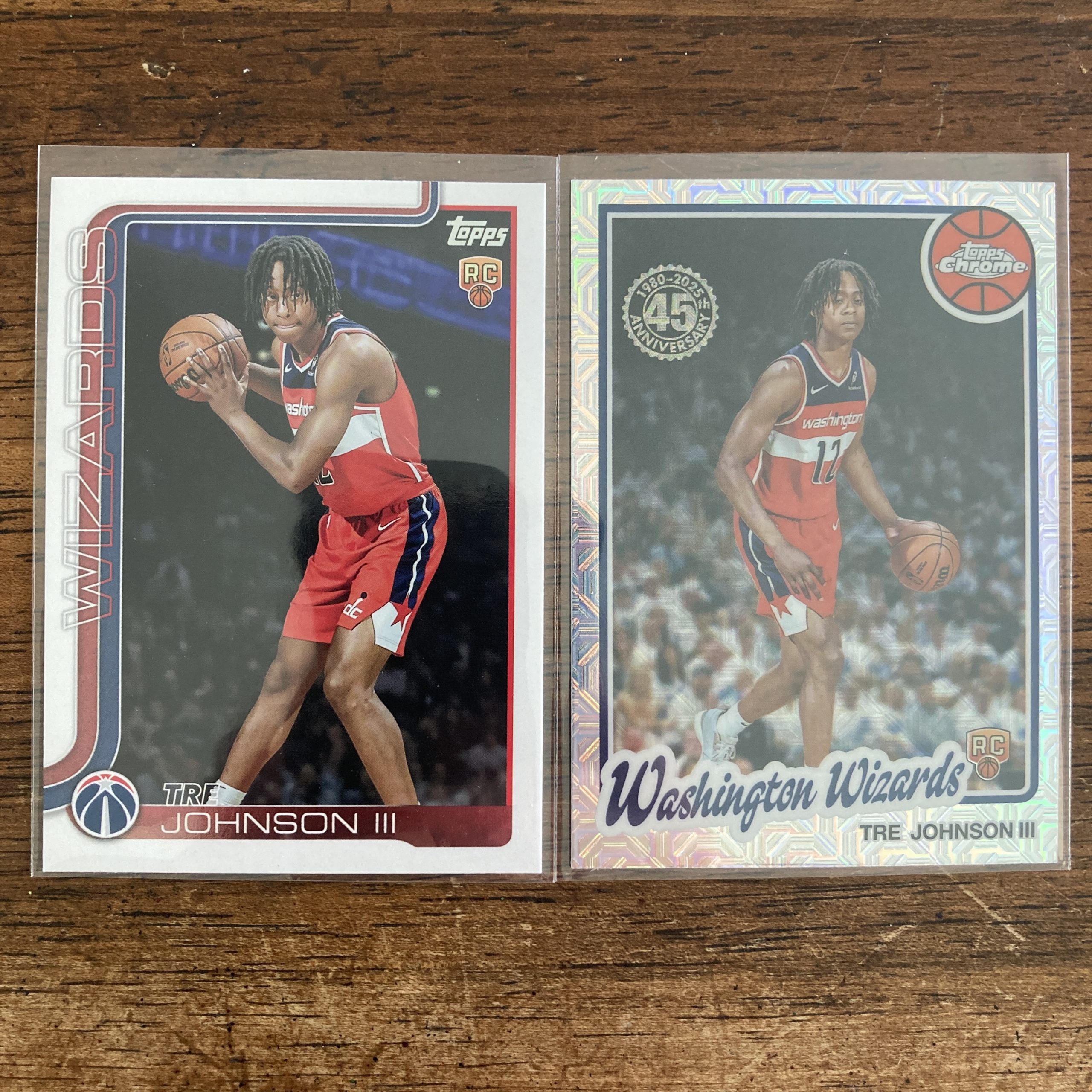 tre johnson iii lot of basketball cards, rookie rc - instant collection bundle pack