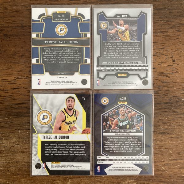 tyrese haliburton lot of basketball cards - instant collection bundle pack