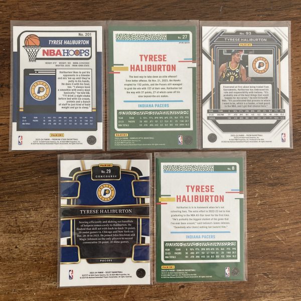 tyrese haliburton lot of basketball cards - instant collection bundle pack