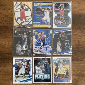 tyrese maxey lot of basketball cards, rookie, rc - instant collection bundle pack