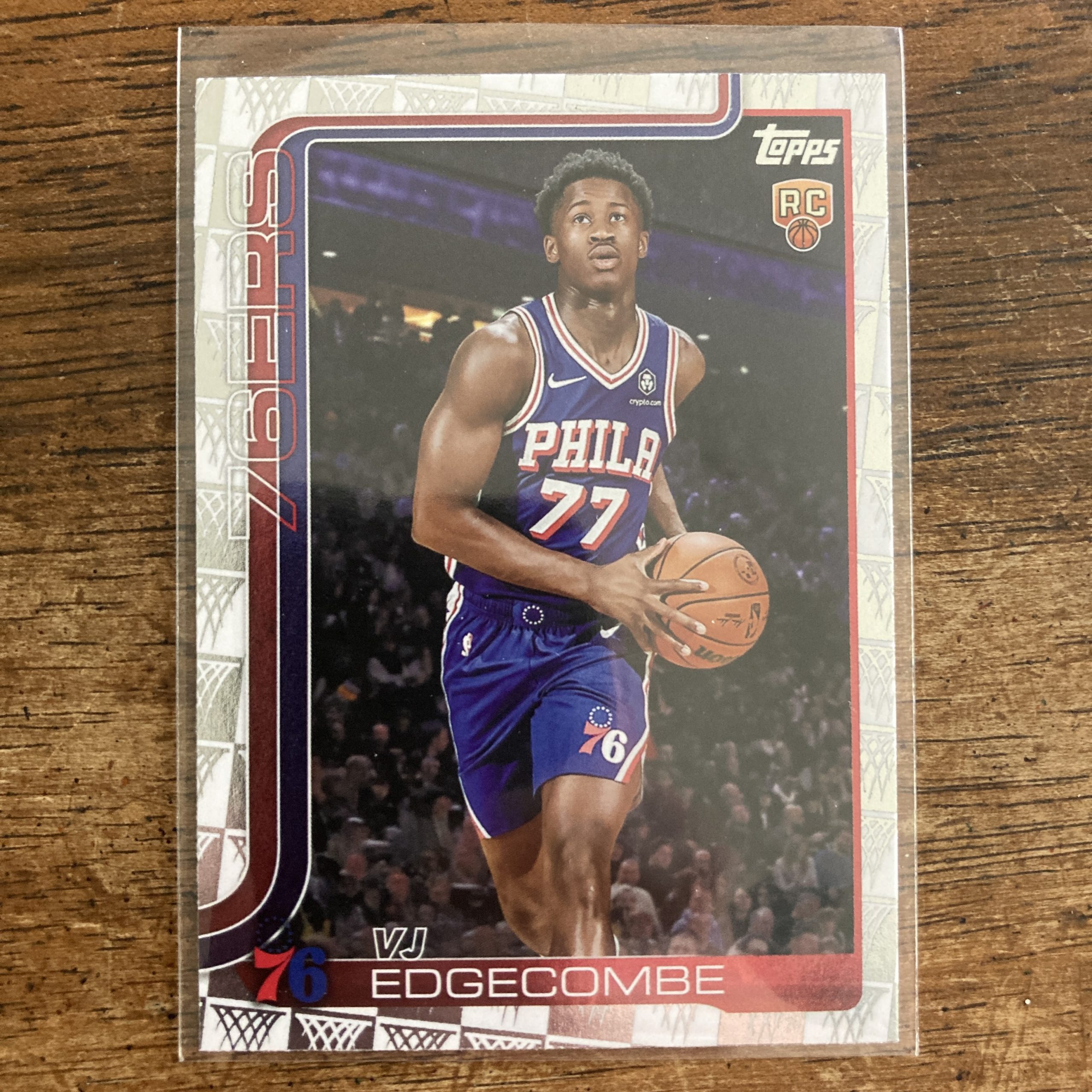 VJ Edgecombe RCs Lot w/SP Season Tip Off & Insert, Pack of 2 Basketball Rookie Cards (inv2) - Image 4