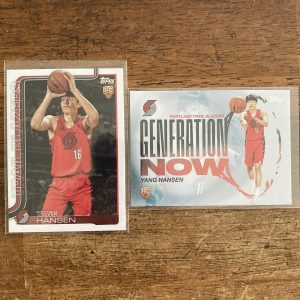 yang hansen lot of basketball cards, rookie rc - instant collection bundle pack