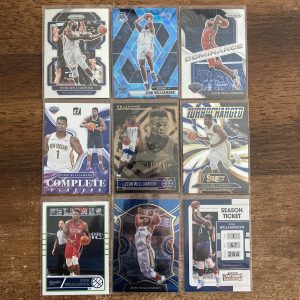 zion williamson lot of basketball cards - instant collection bundle pack
