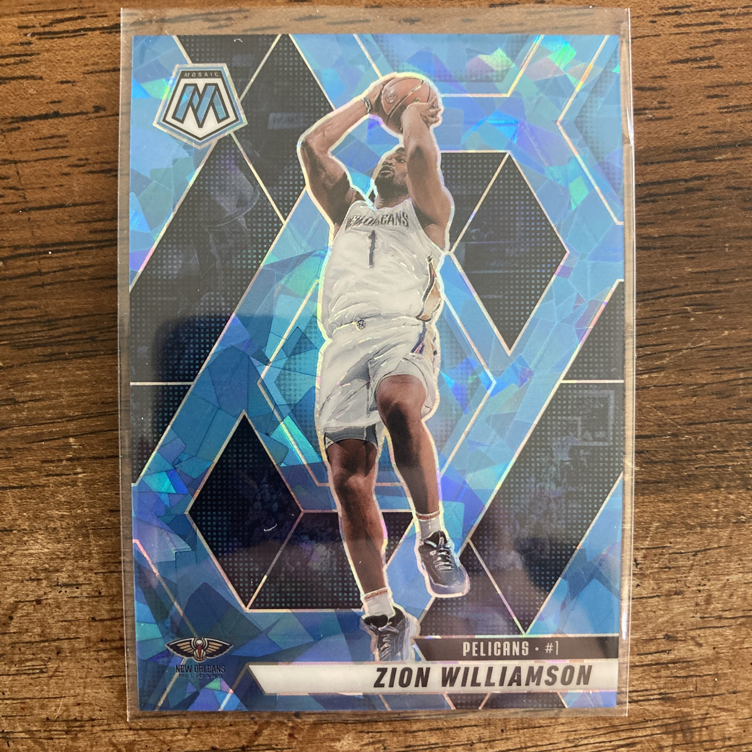 Zion Williamson Lot w/SP (#'ed /125) Blue Ice Prizm, Pack of 9 Basketball Cards (iceb) - Image 4