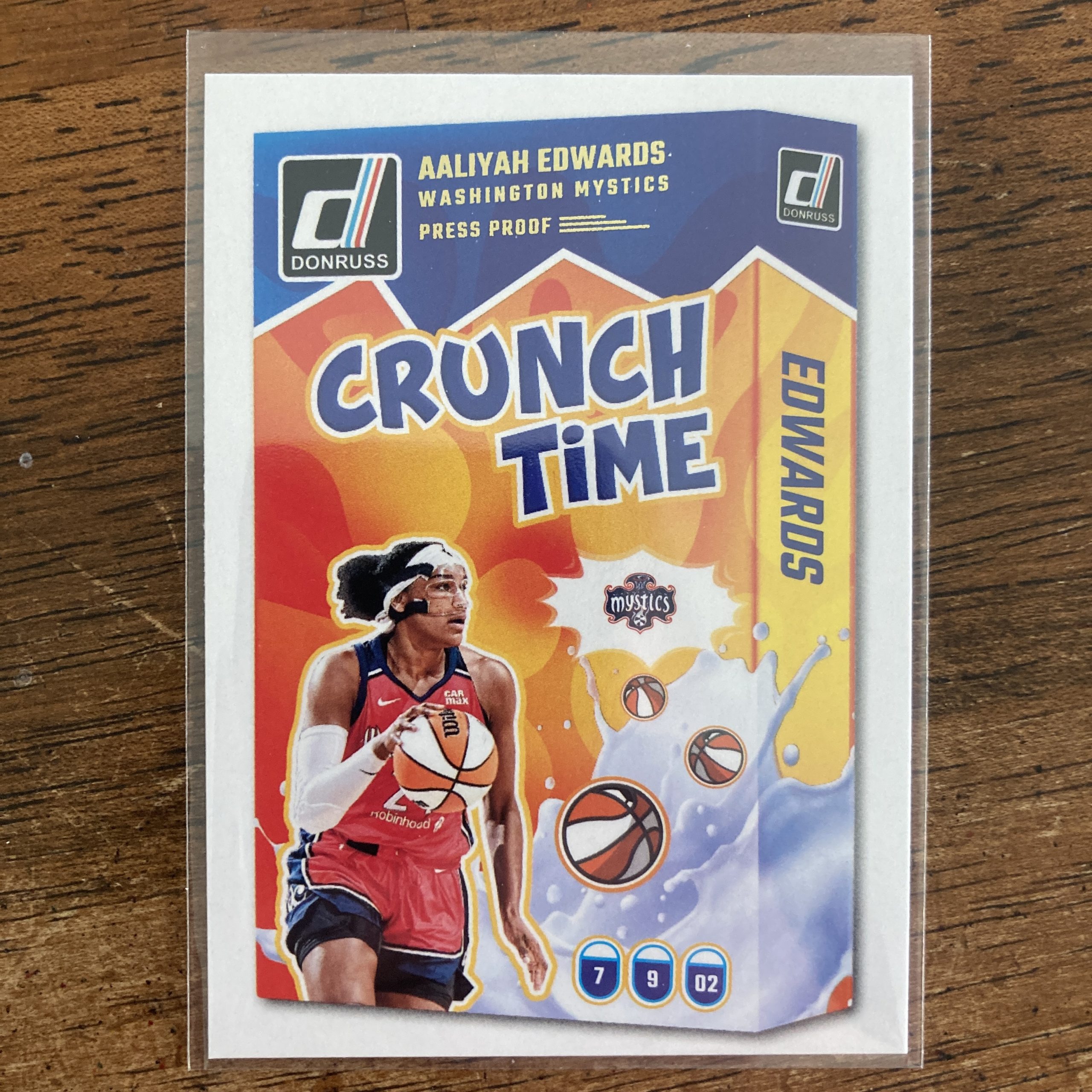 Aaliyah Edwards Lot w/SP Gold Press Proof Insert & Select RC, Pack of 3 Basketball Cards (inv1) - Image 4