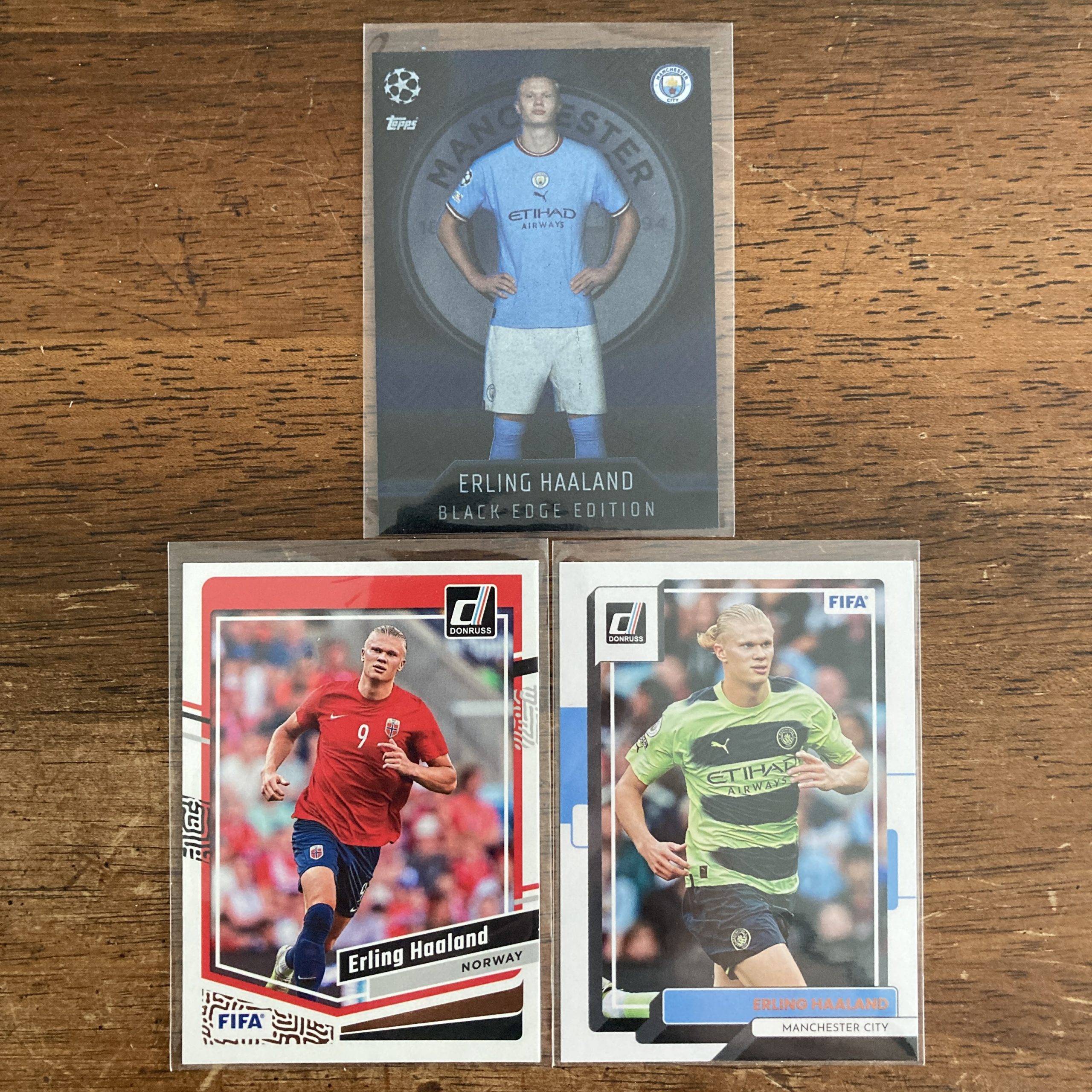 erling haaland lot of soccer cards - instant collection bundle pack