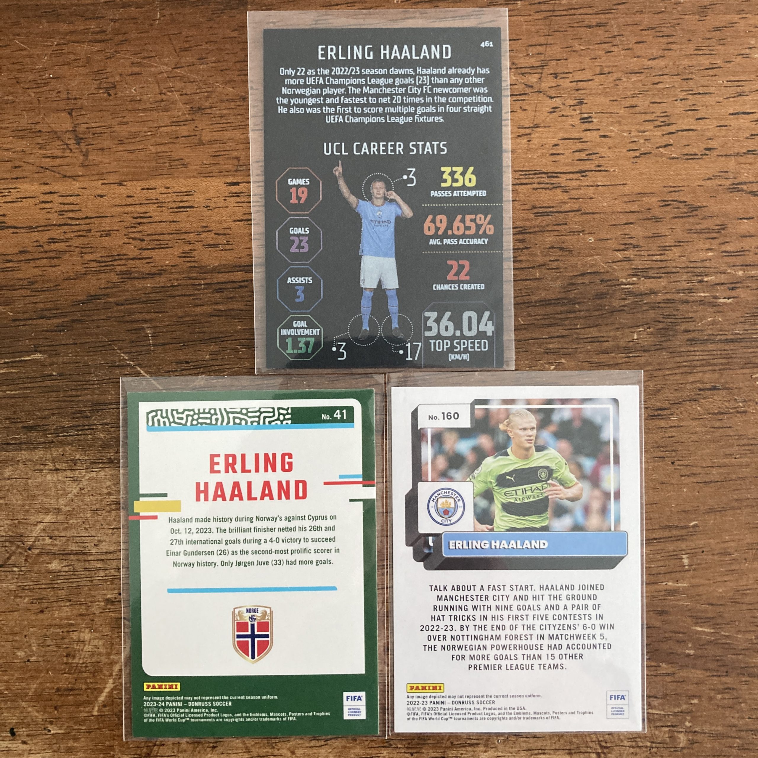 erling haaland lot of soccer cards - instant collection bundle pack