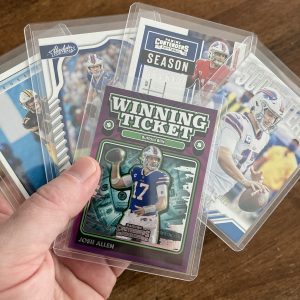 josh allen lot of football cards - instant collection bundle pack