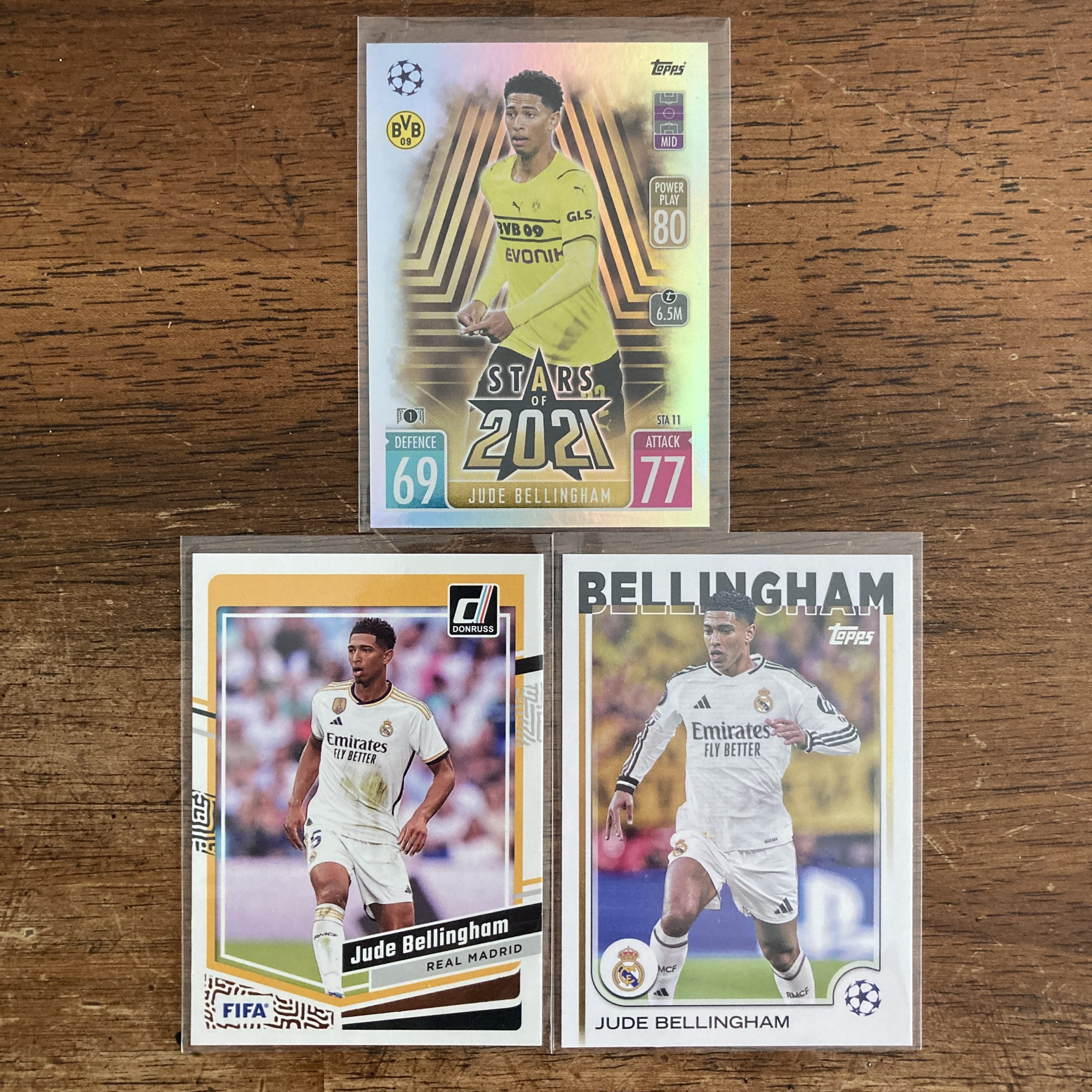jude bellingham lot of soccer cards - instant collection bundle pack