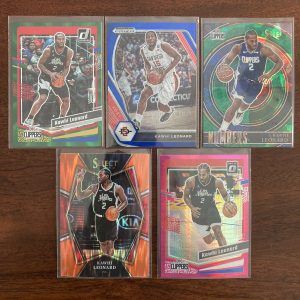 kawhi leonard lot of basketball cards - instant collection bundle pack