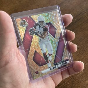 Larry Fitzgerald 2025 Panini Mosaic SSP Honeycomb Prizm holo parallel card #47