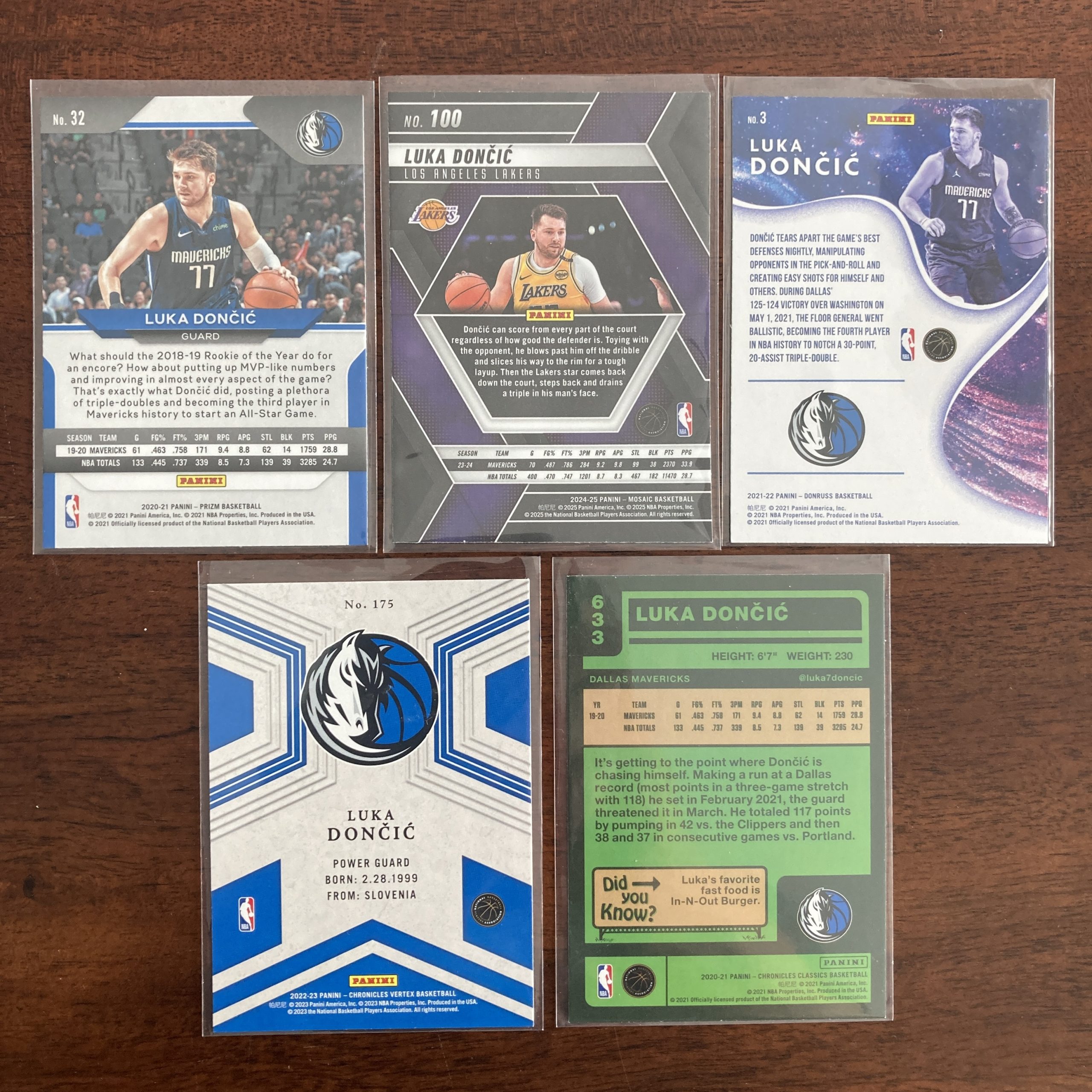 luka doncic lot of basketball cards - instant collection bundle pack