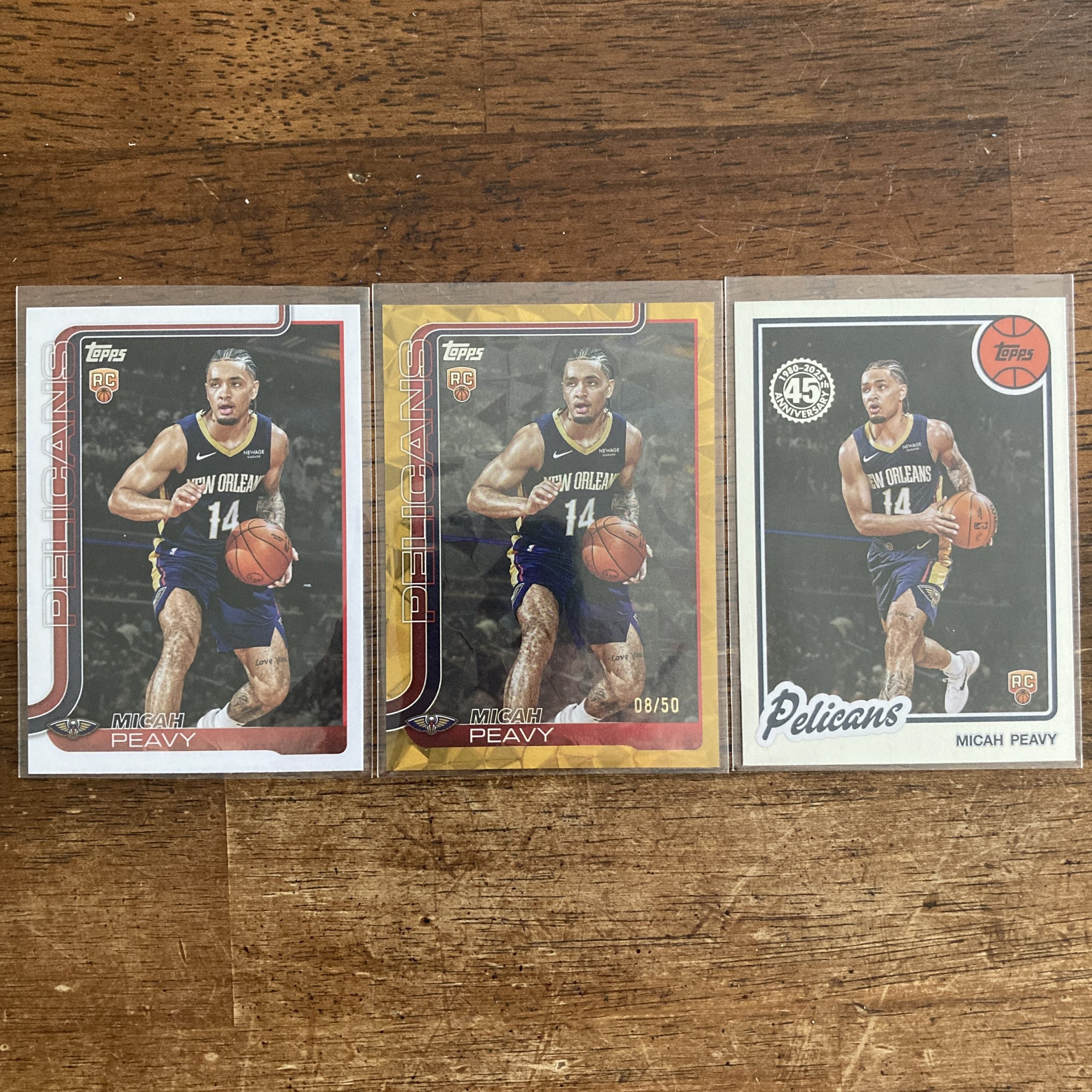 micah peavy lot of basketball cards, rookie rc - instant collection bundle pack