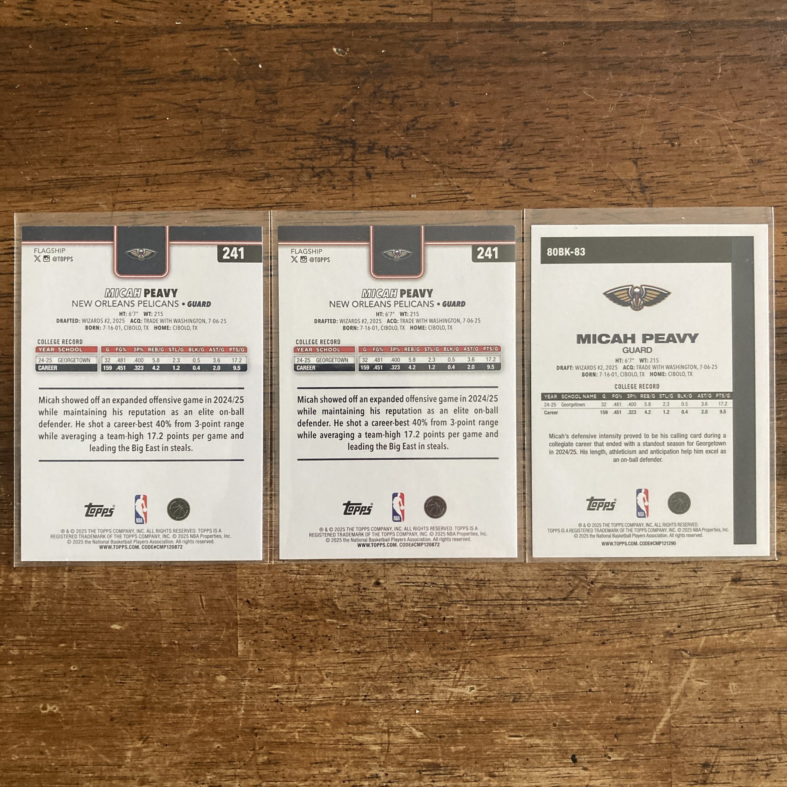 micah peavy lot of basketball cards, rookie rc - instant collection bundle pack