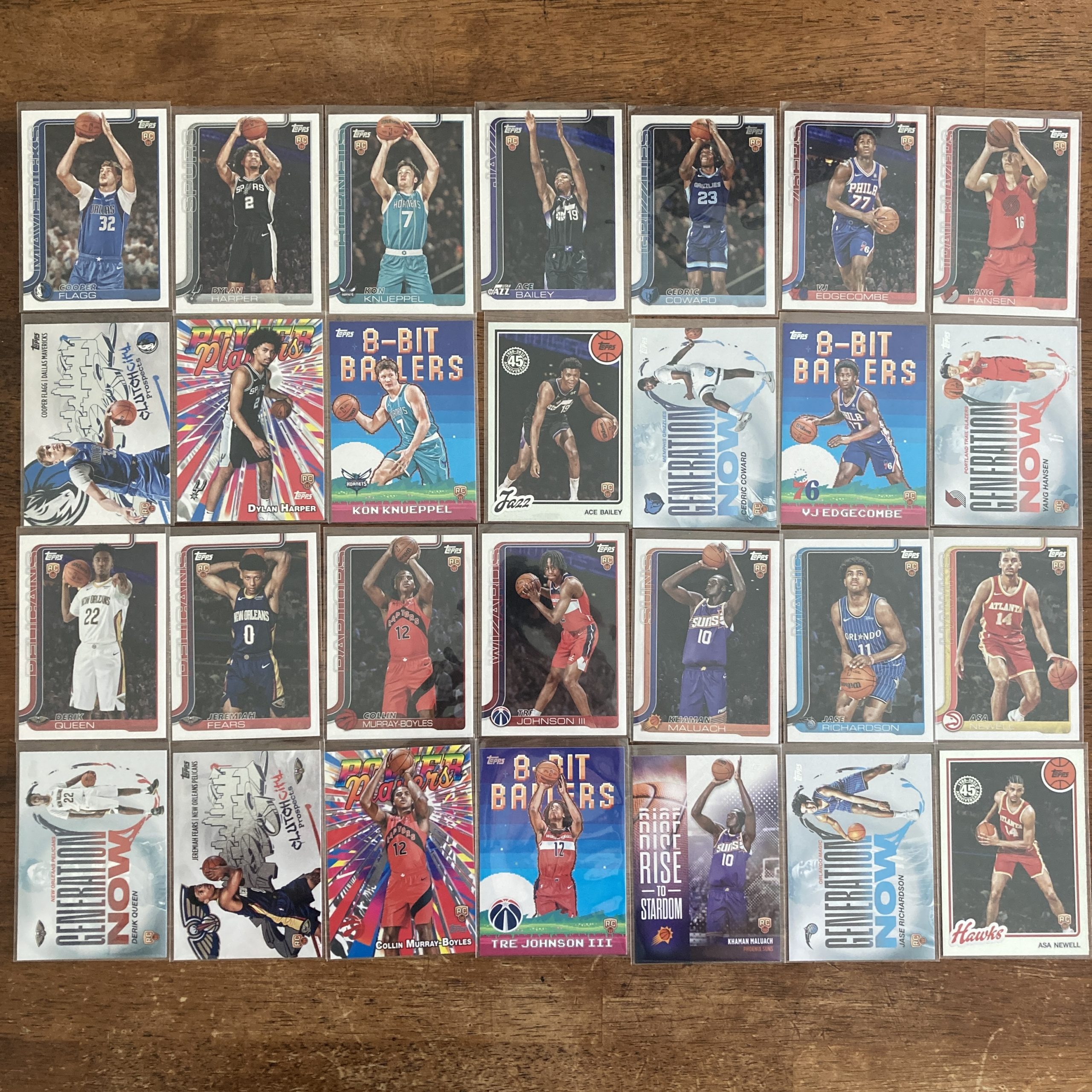 lot of basketball rookie cards and insert rcs - instant collection bundle pack