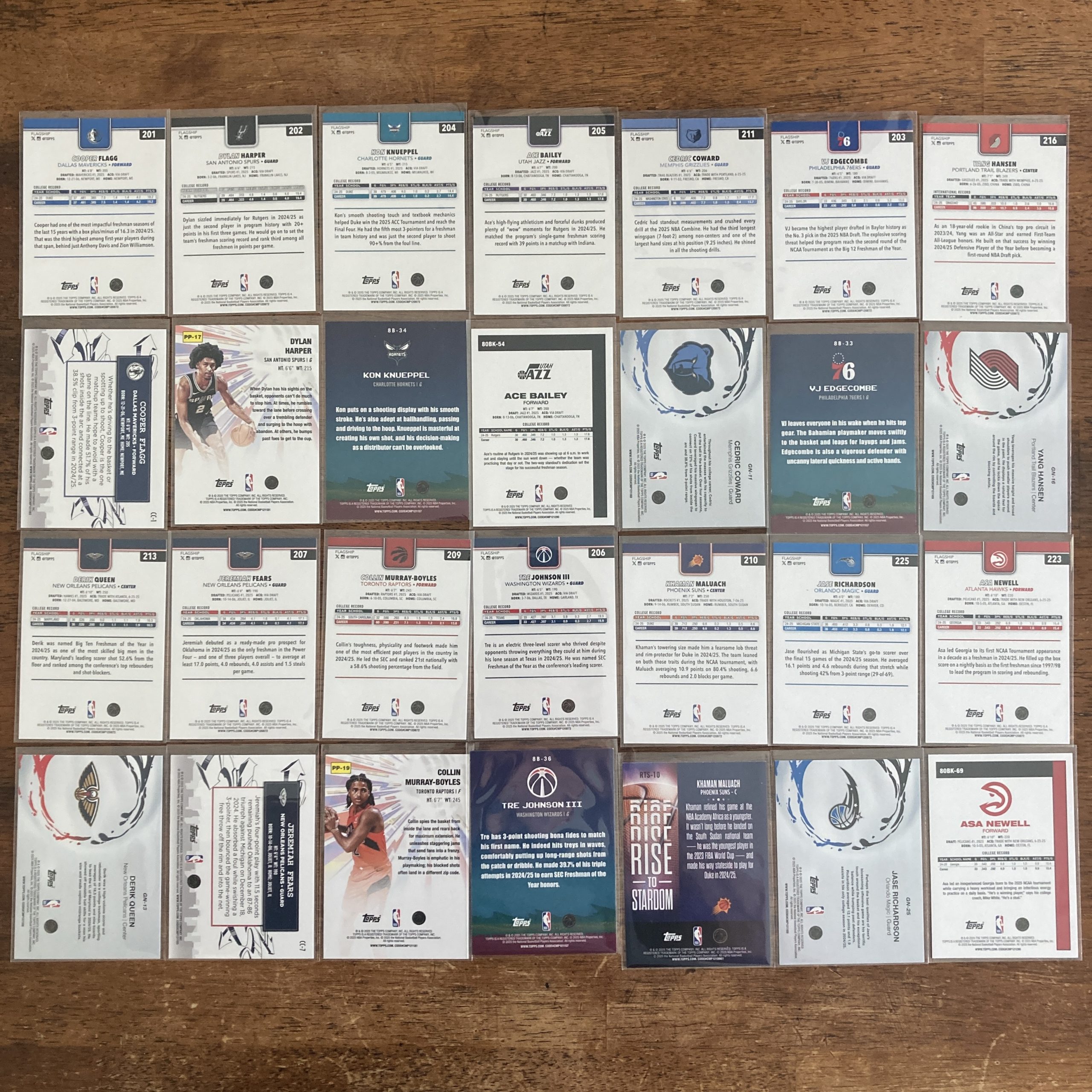 lot of basketball rookie cards and insert rcs - instant collection bundle pack