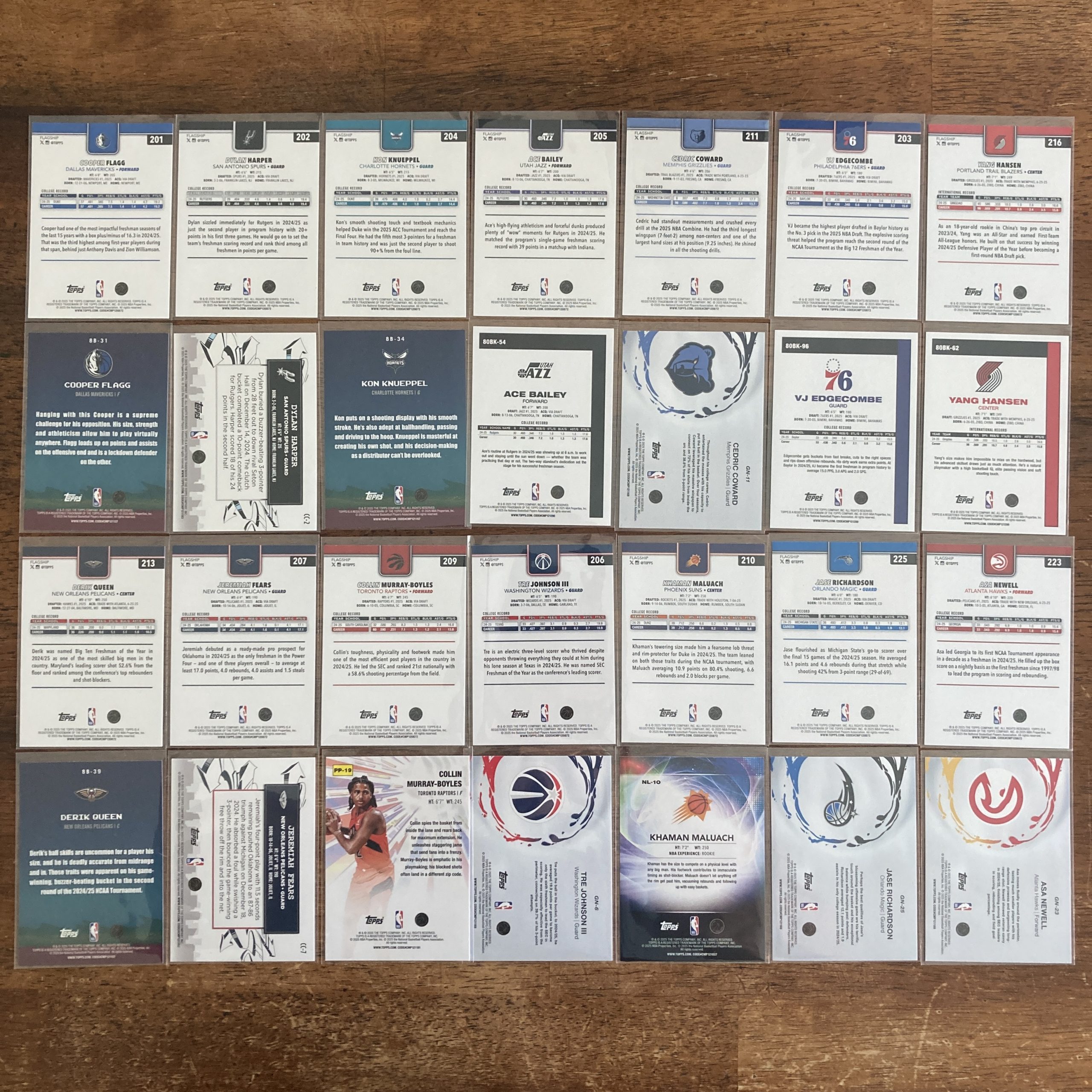 lot of basketball rookie cards and insert rcs - instant collection bundle pack