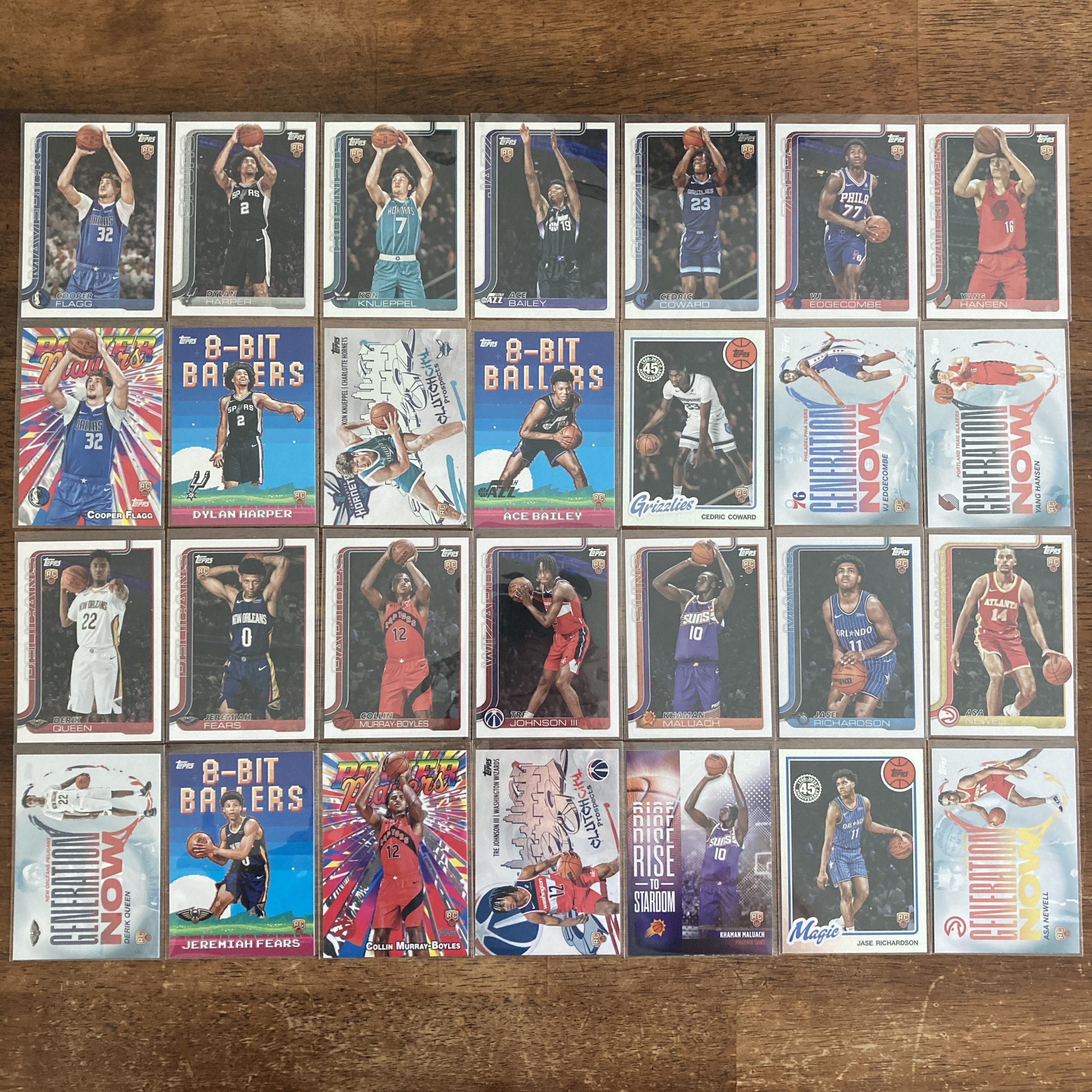 lot of basketball rookie cards and insert rcs - instant collection bundle pack
