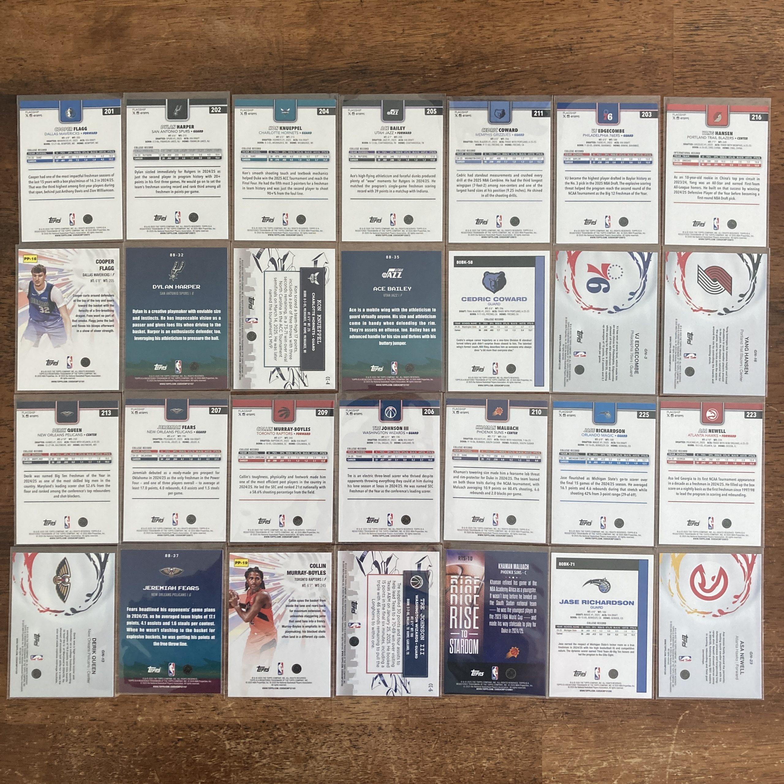 lot of basketball rookie cards and insert rcs - instant collection bundle pack