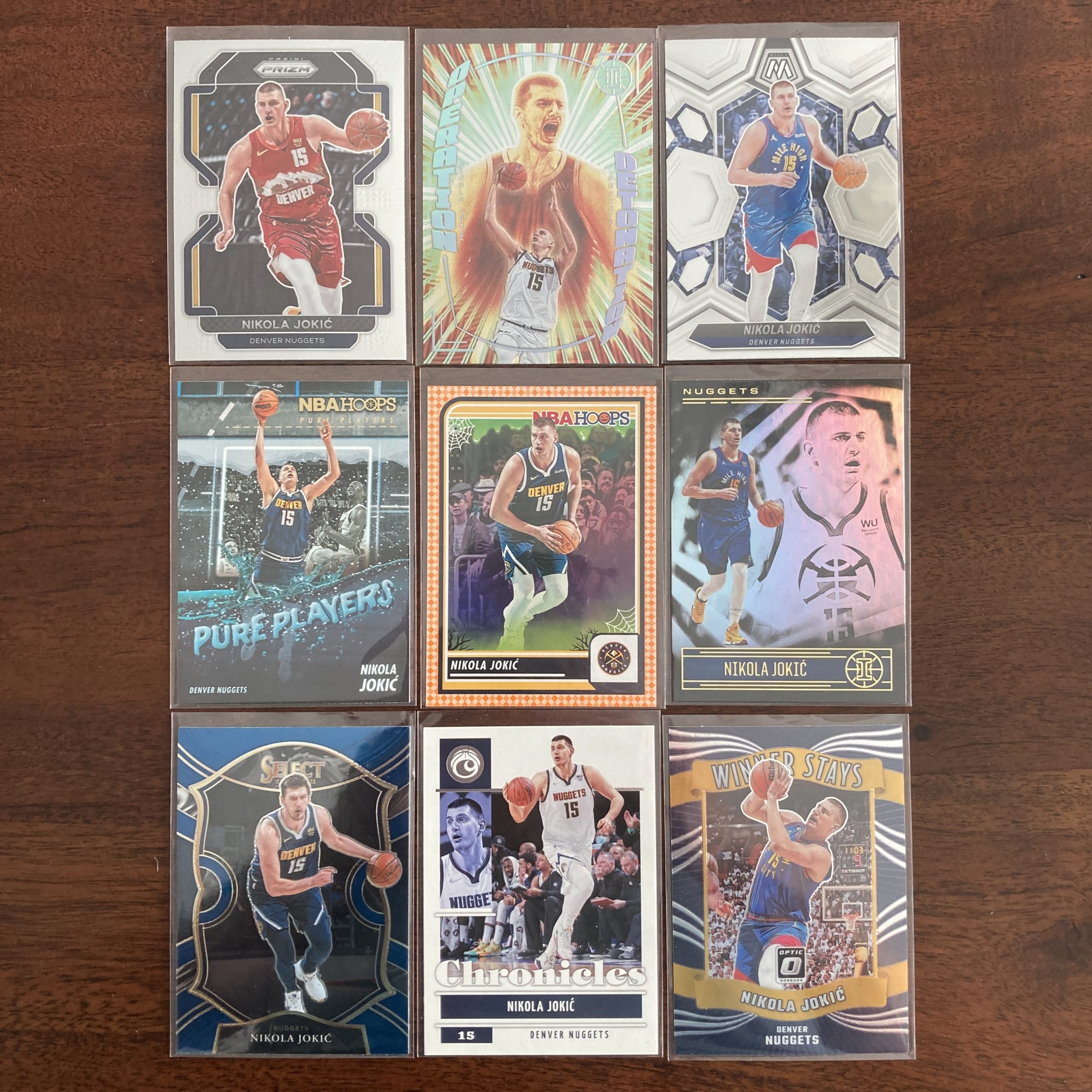 nikola jokic lot of basketball cards - instant collection bundle pack