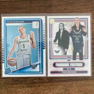 paige bueckers lot of basketball cards, rookie rc - instant collection bundle pack