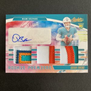 Quinn Ewers 2025 Absolute Rookie Premiere /399 RPA Patch Auto RC #RPM-QES