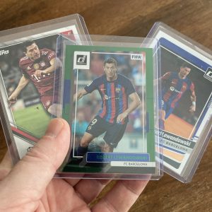 robert lewandowski lot of soccer cards - instant collection bundle pack