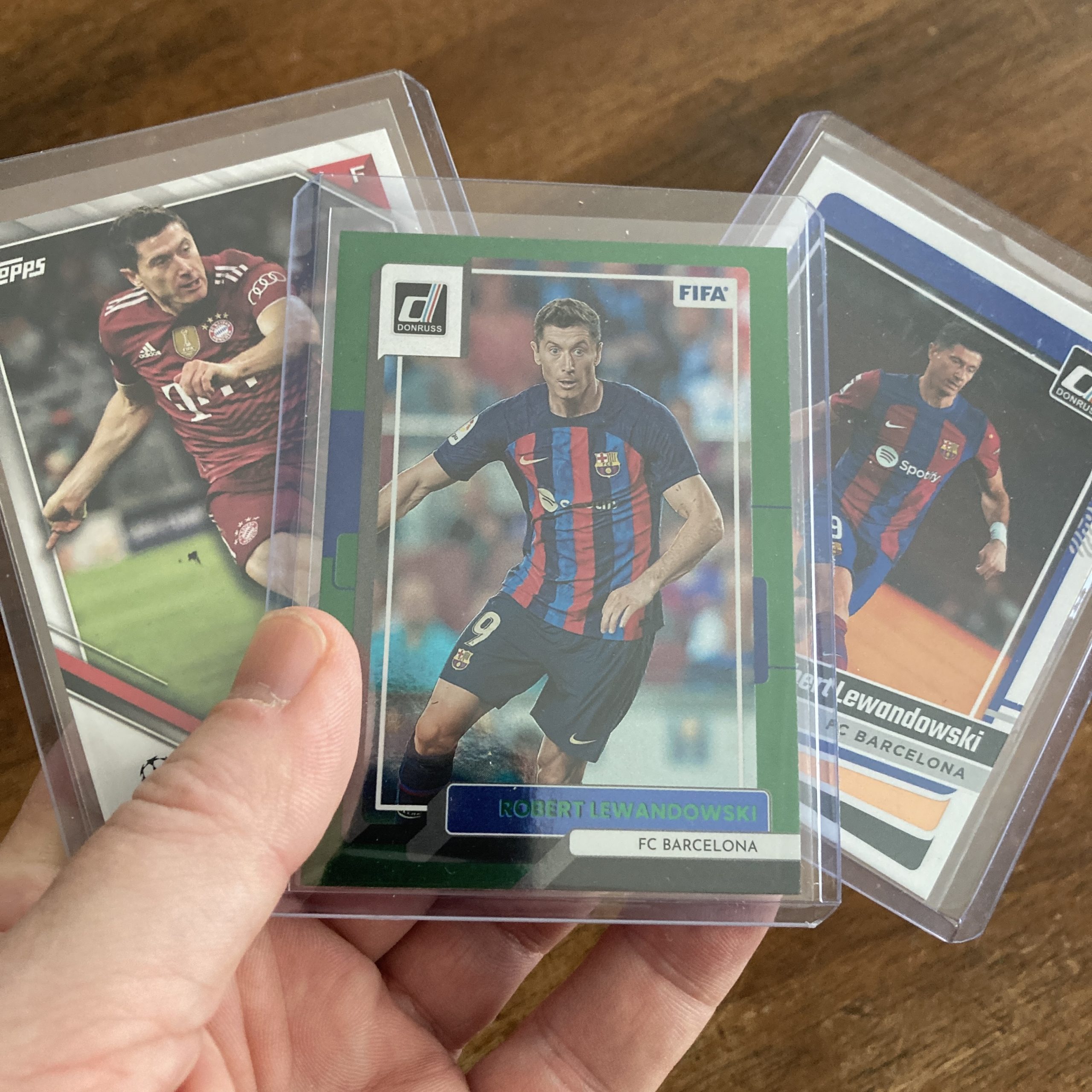robert lewandowski lot of soccer cards - instant collection bundle pack