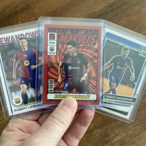 robert lewandowski lot of soccer cards - instant collection bundle pack