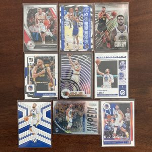 stephen curry lot of basketball cards, steph - instant collection bundle pack