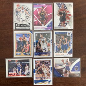 stephen curry lot of basketball cards, steph - instant collection bundle pack