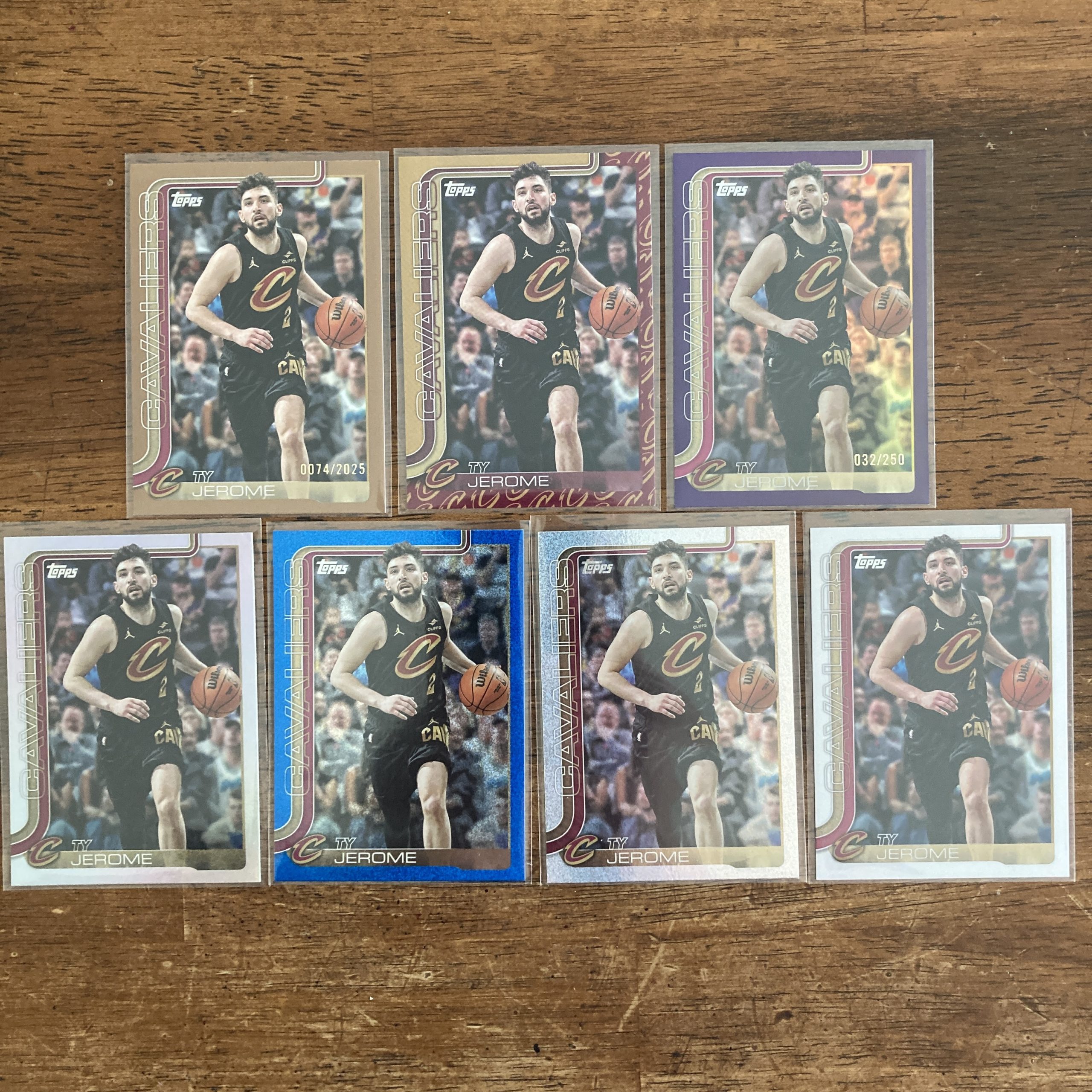 ty jerome lot of basketball cards - instant collection bundle pack