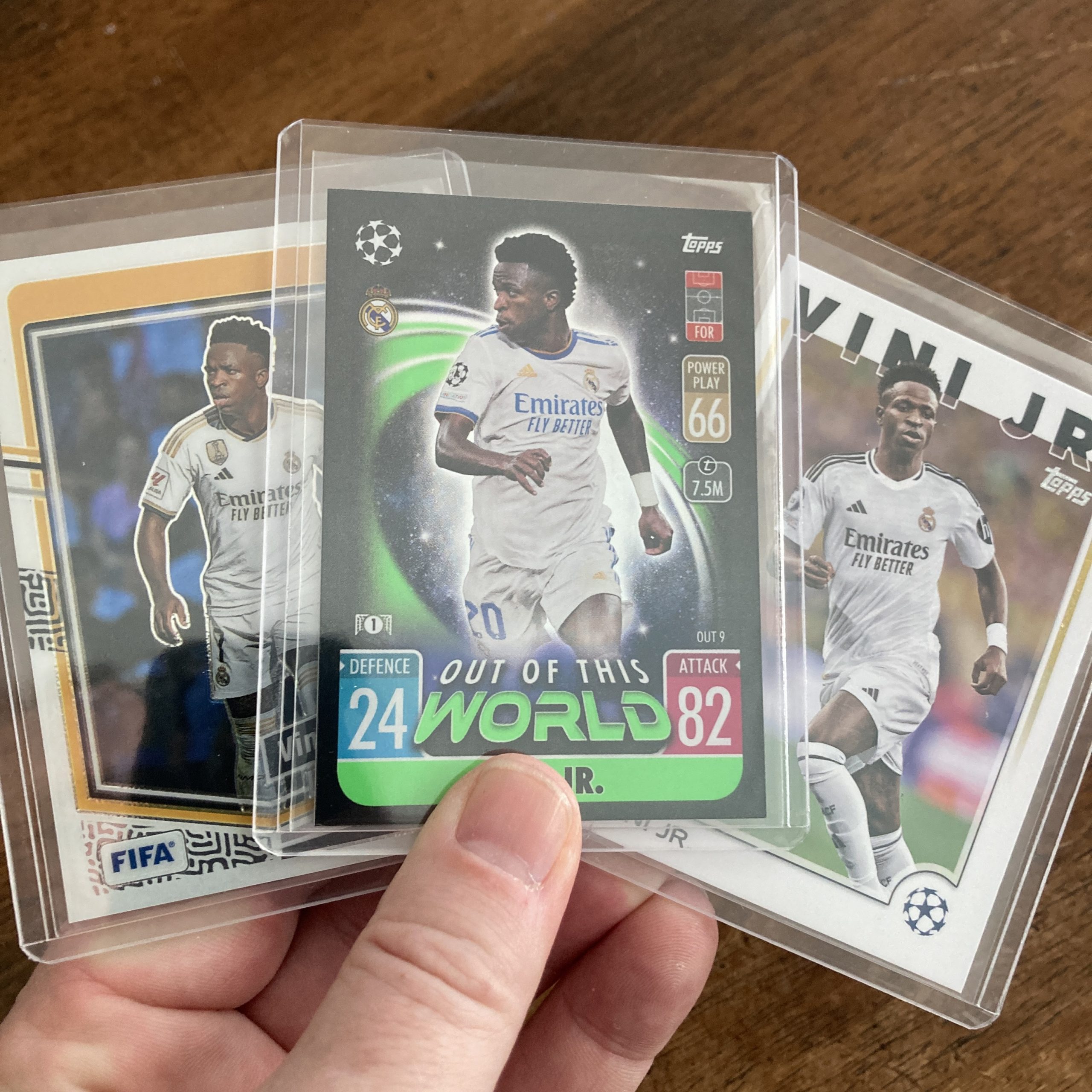 vini jr lot of soccer cards - instant collection bundle pack
