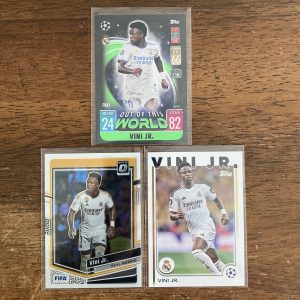 vini jr lot of soccer cards - instant collection bundle pack