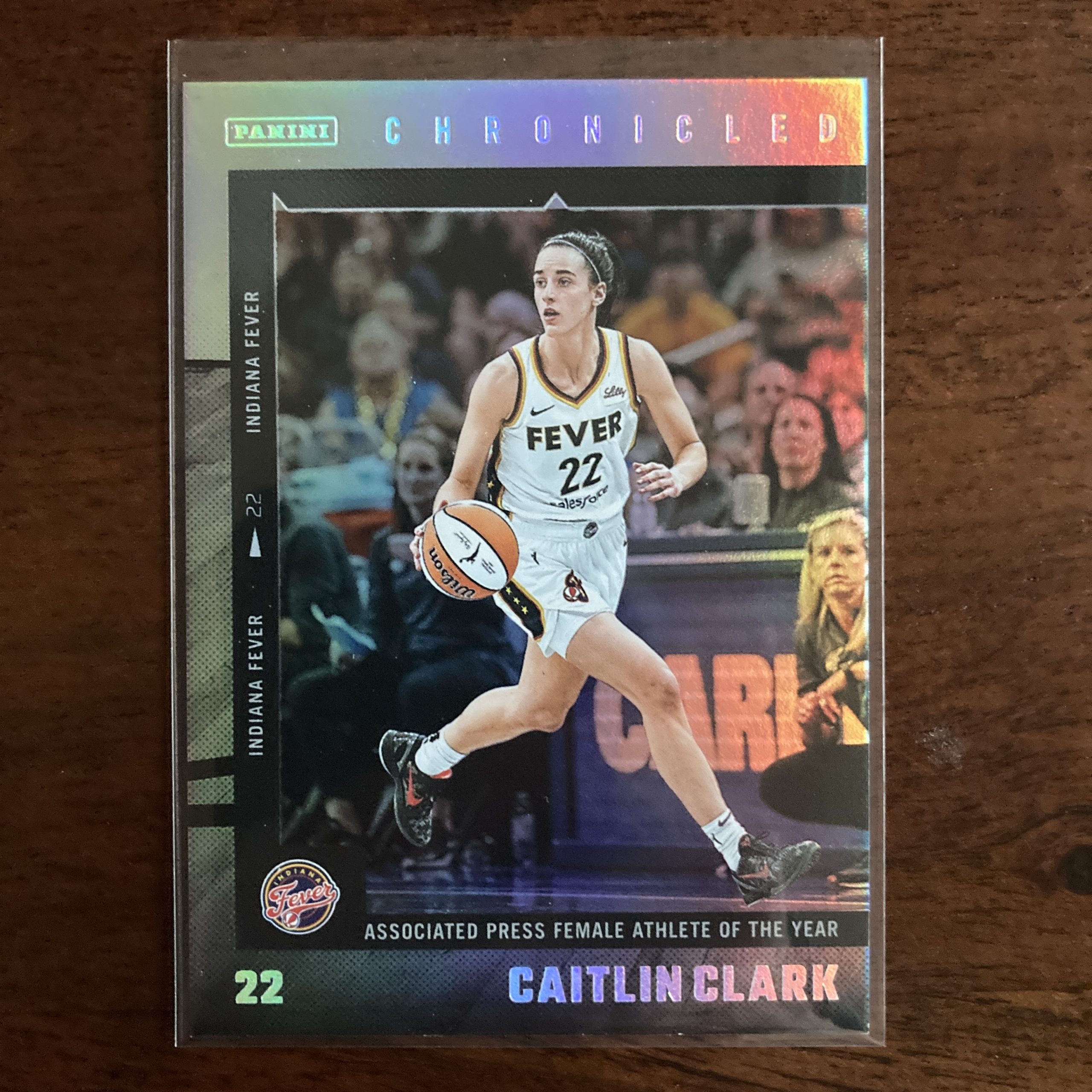 Caitlin Clark Pack w/SP Silver Holofoil, Lot of 4 Basketball Cards, Panini Chronicled (cc3) - Image 4