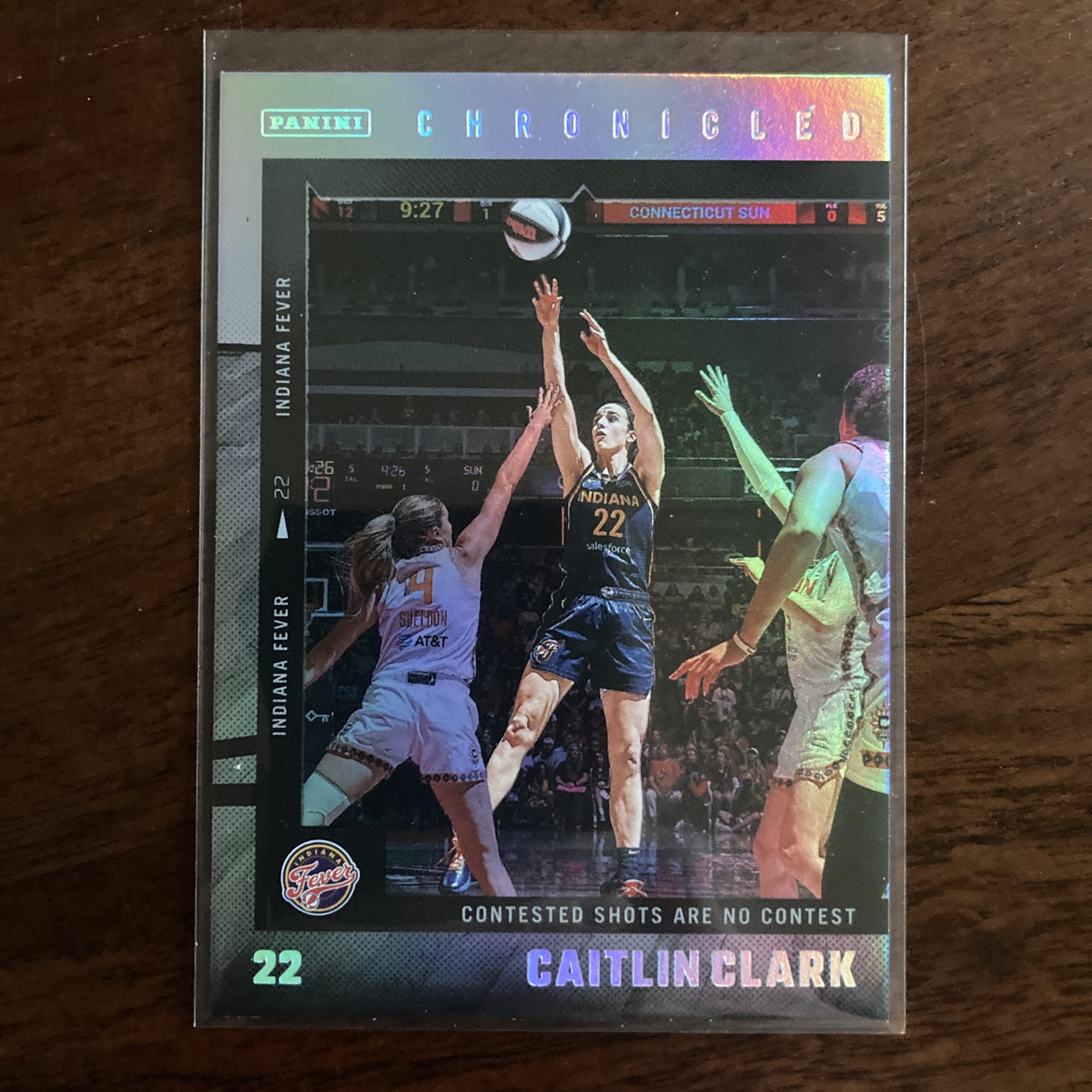 Caitlin Clark Pack w/SP Silver Holofoil, Lot of 4 Basketball Cards, Panini Chronicled (cc5) - Image 4