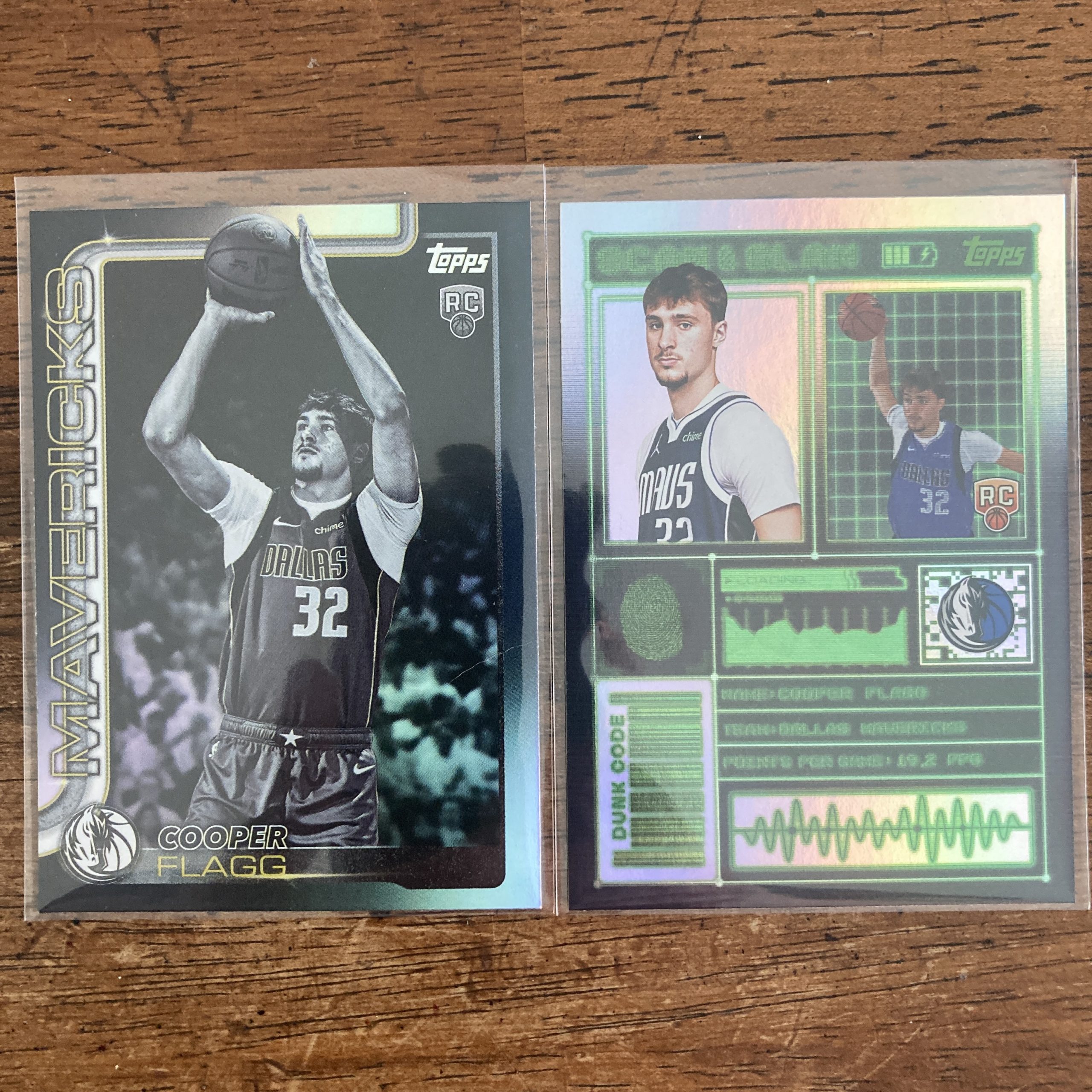 cooper flagg lot of basketball cards, rookie rc - instant collection bundle pack