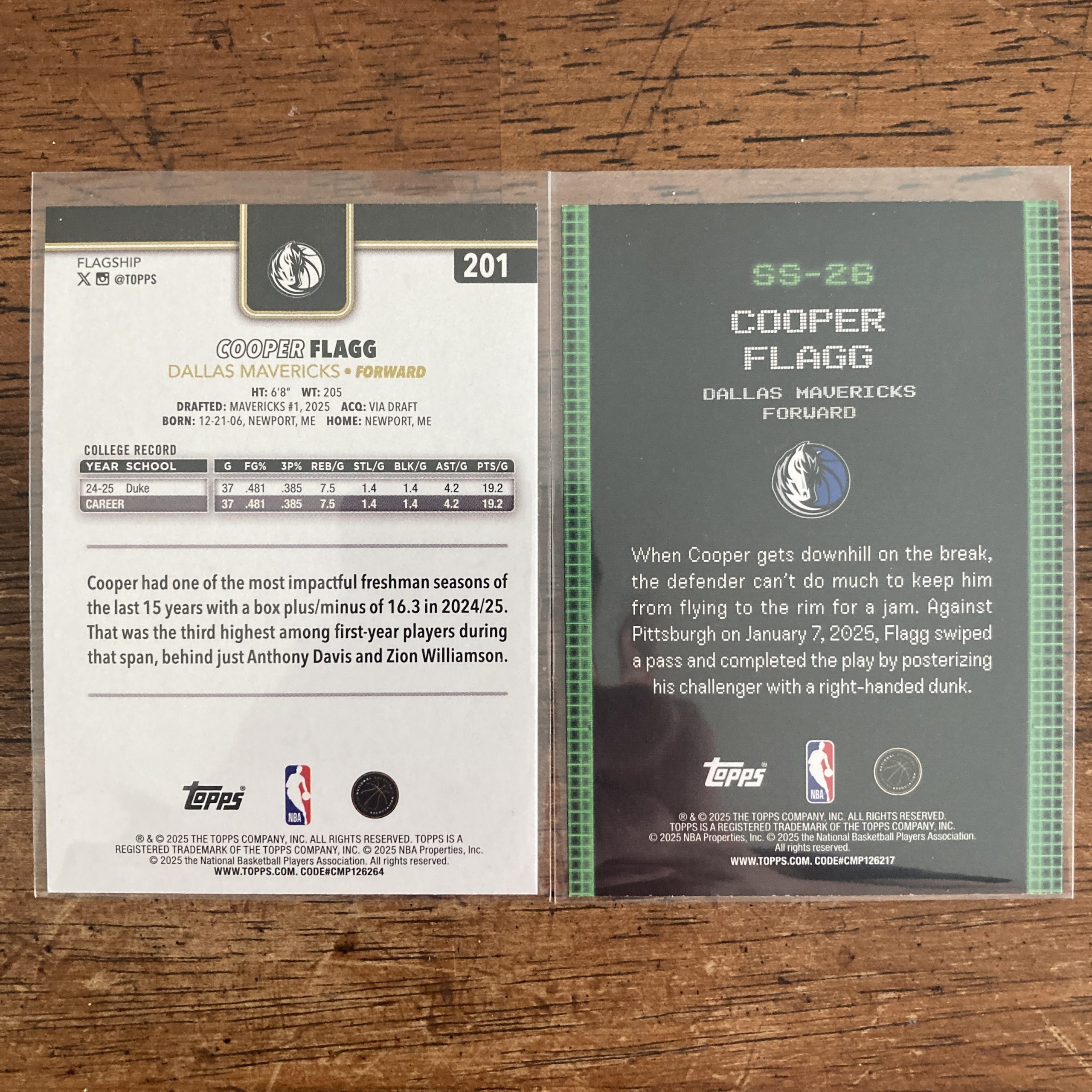 cooper flagg lot of basketball cards, rookie rc - instant collection bundle pack