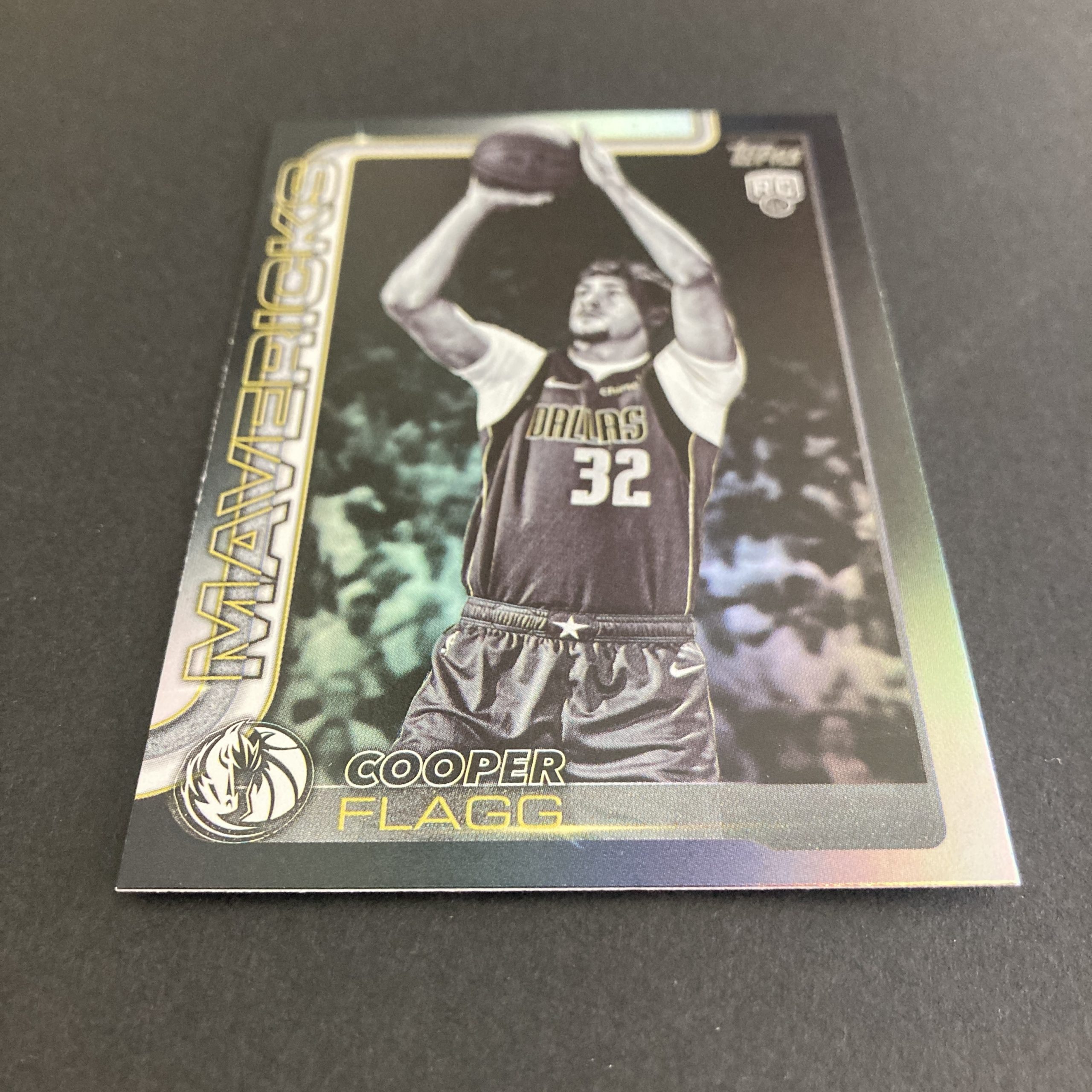 cooper flagg rc 2025-26 topps target exclusive black friday blackout parallel rookie card