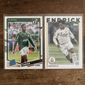 endrick lot of soccer cards, rookie rc - instant collection bundle pack