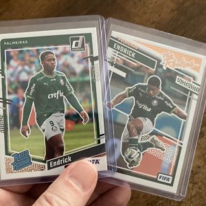 endrick lot of soccer cards, rookie rc - instant collection bundle pack