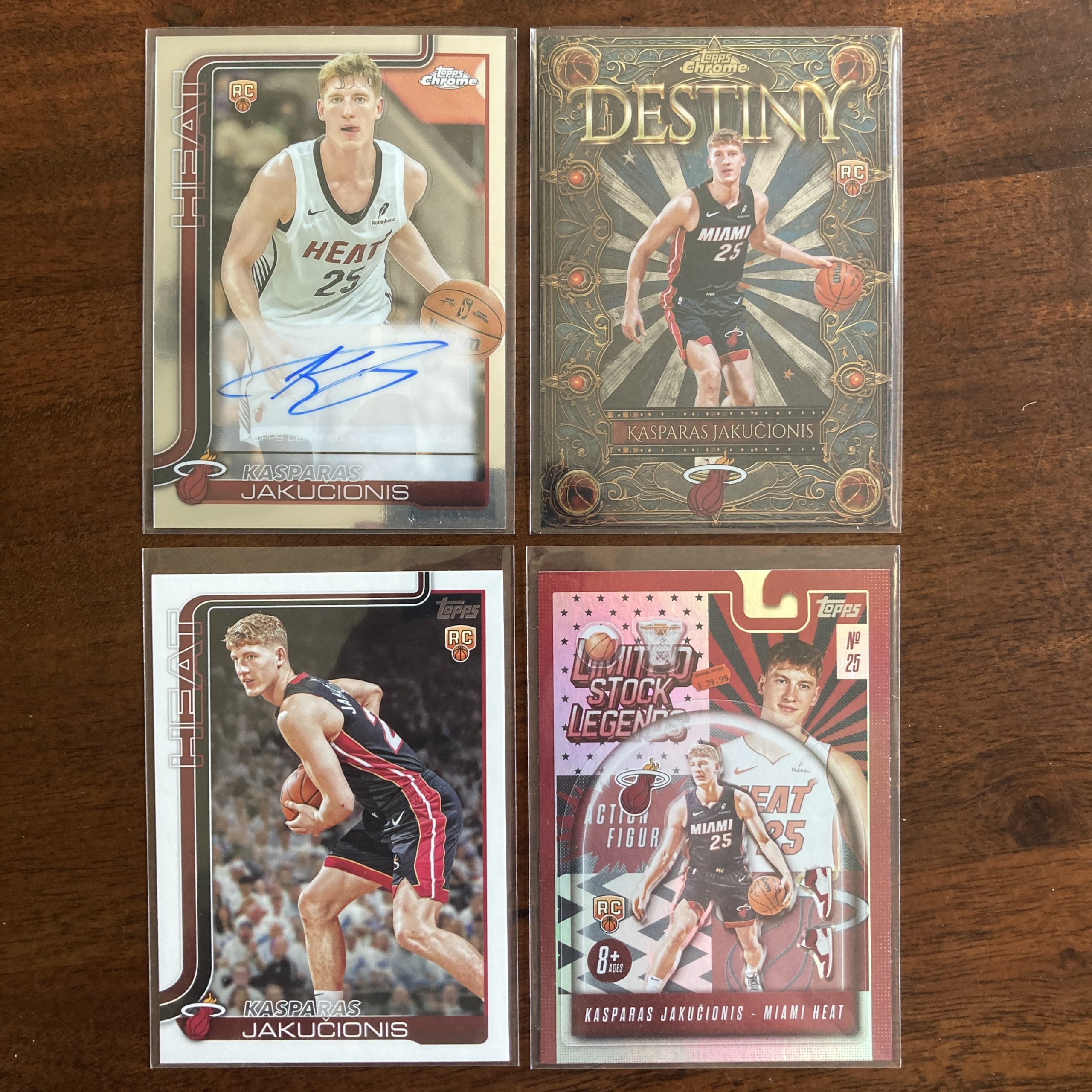 kasparas jakucionis lot of basketball cards, rookie auto, rc - instant collection bundle pack