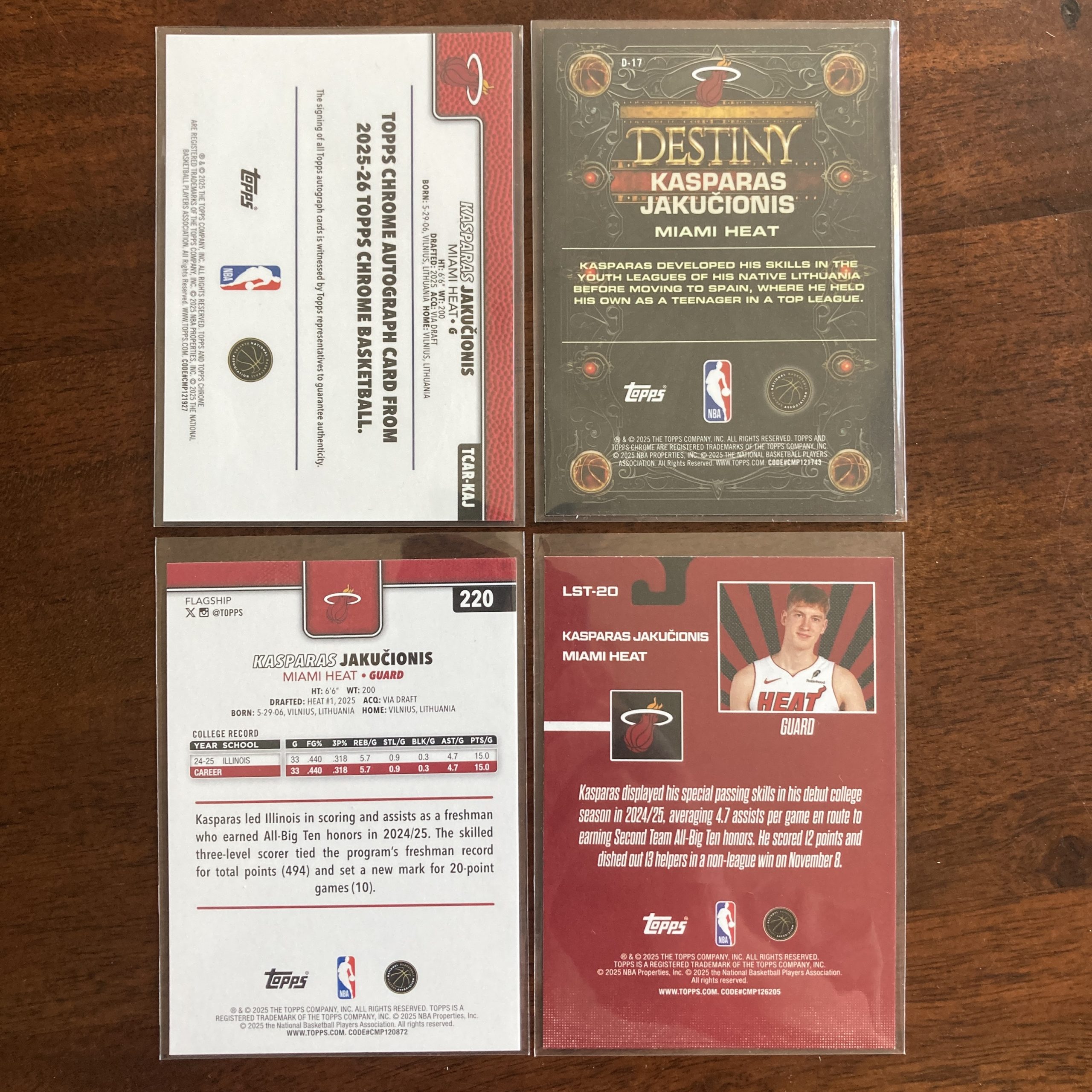 kasparas jakucionis lot of basketball cards, rookie auto, rc - instant collection bundle pack