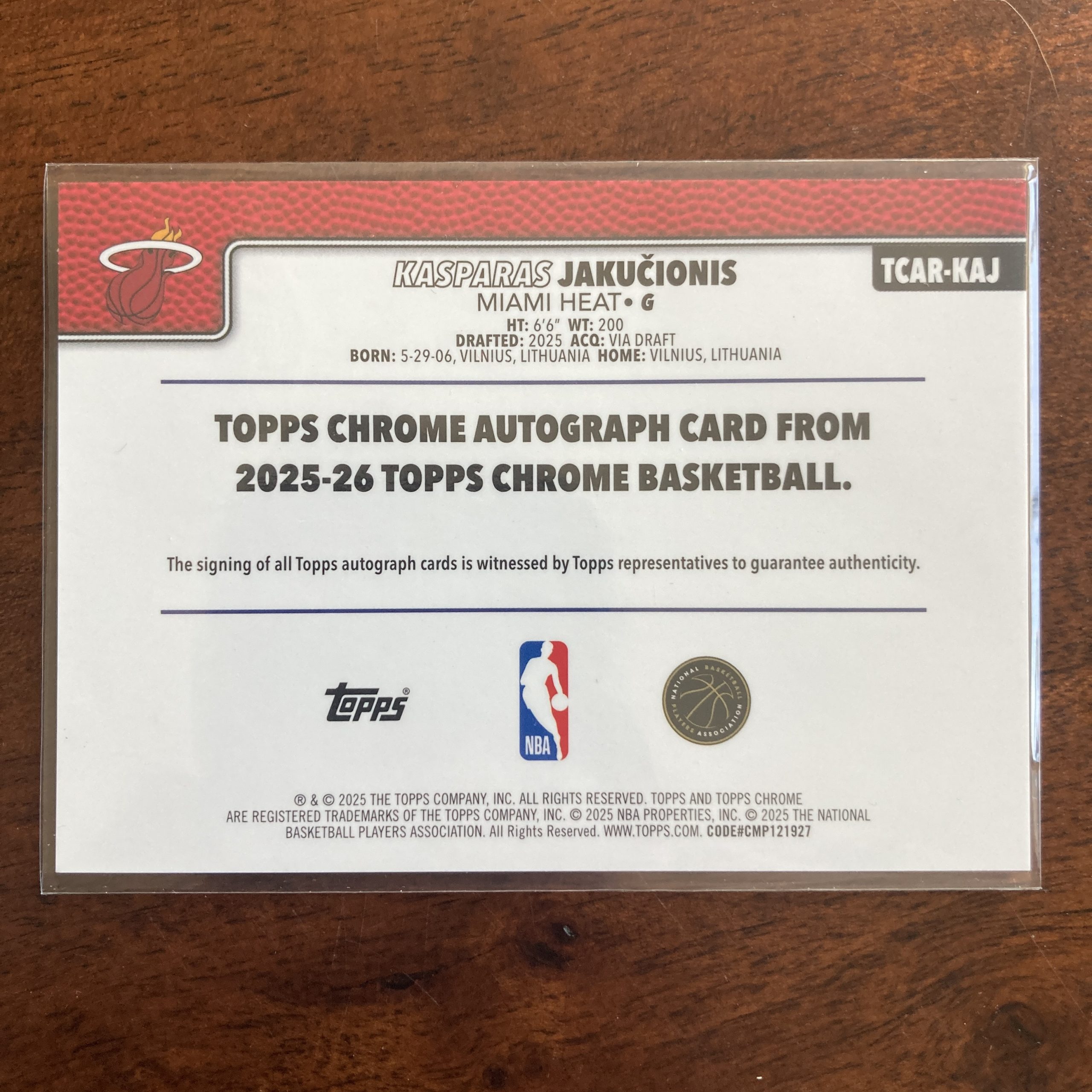 Kasparas Jakucionis RCs Pack w/SP Auto Rookie, Lot of 4 Basketball Cards, Autograph (inv1) - Image 5