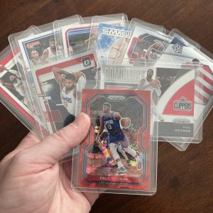 paul george lot of basketball cards - instant collection bundle pack
